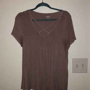 purple tee